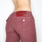 D&G Burgundy Flare Pants (Small)