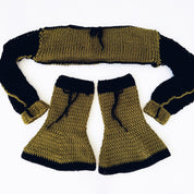 Handmade Shrug Top & Boot Cover Set