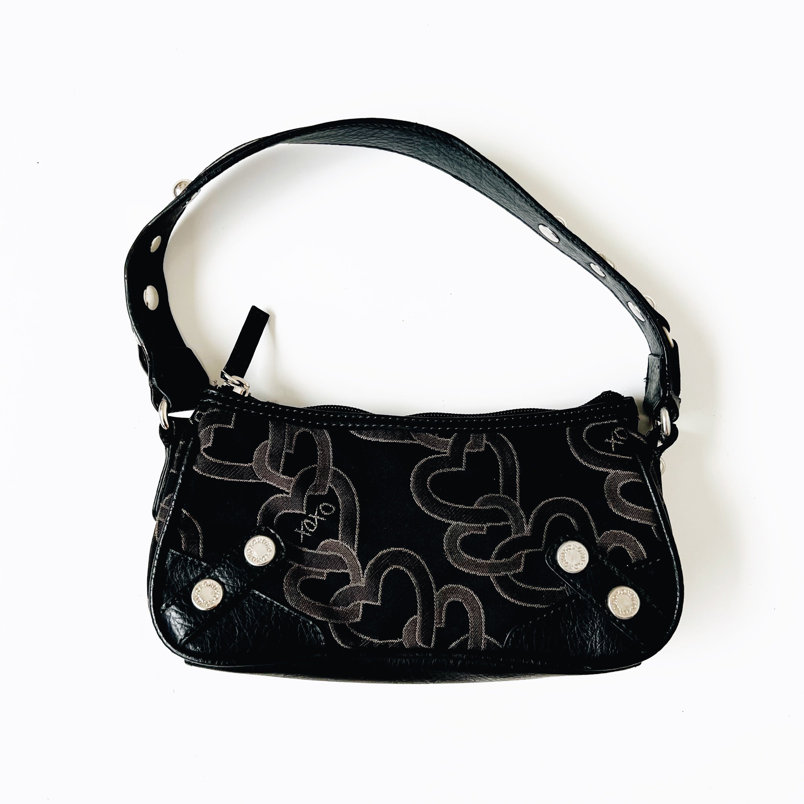 XOXO Black Heart Purse