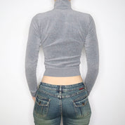 Y2K JUICY COUTURE Gray Zip Up (XS)