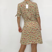 floral summer dress - size 8