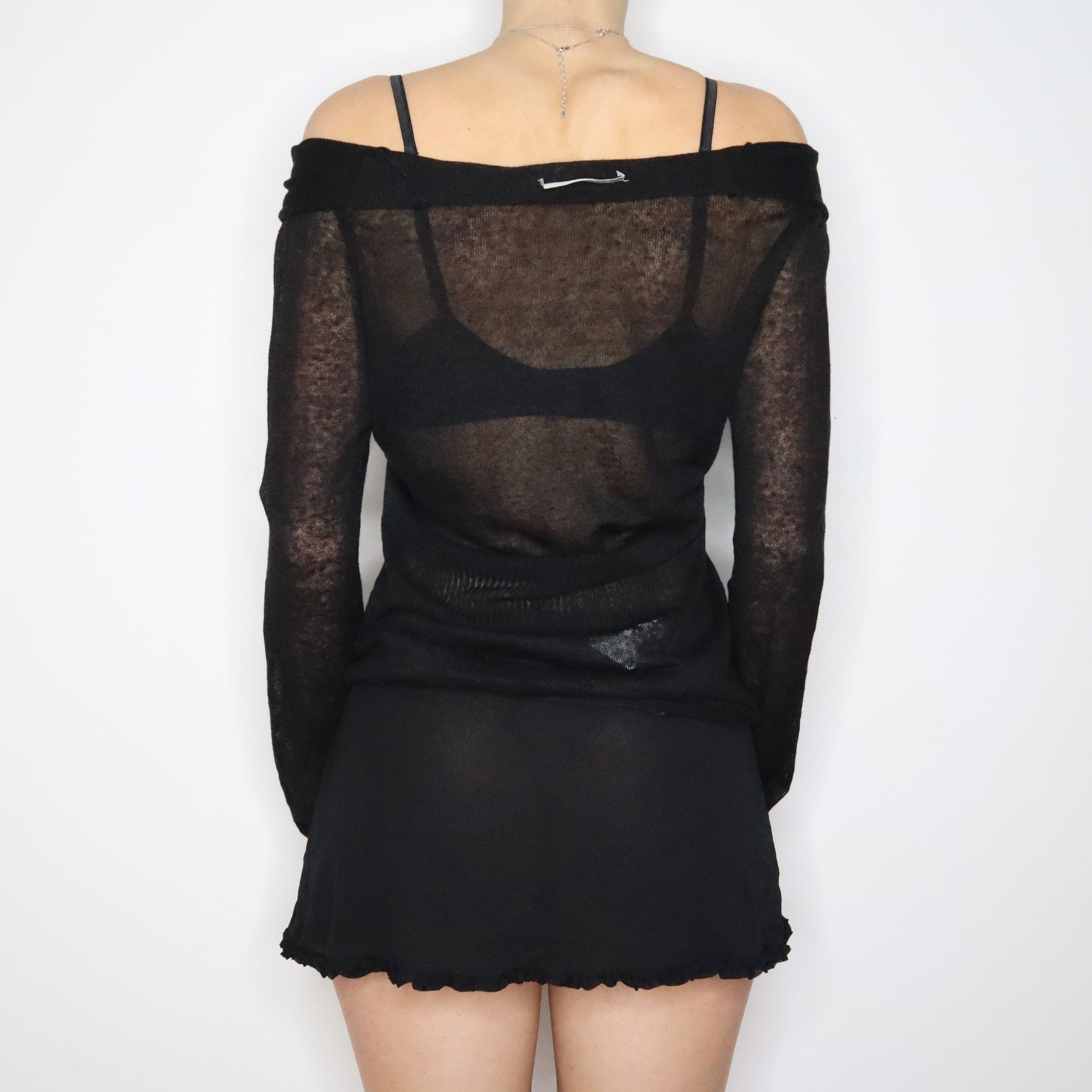 Y2K STEFANEL Off the Shoulder Top (L)