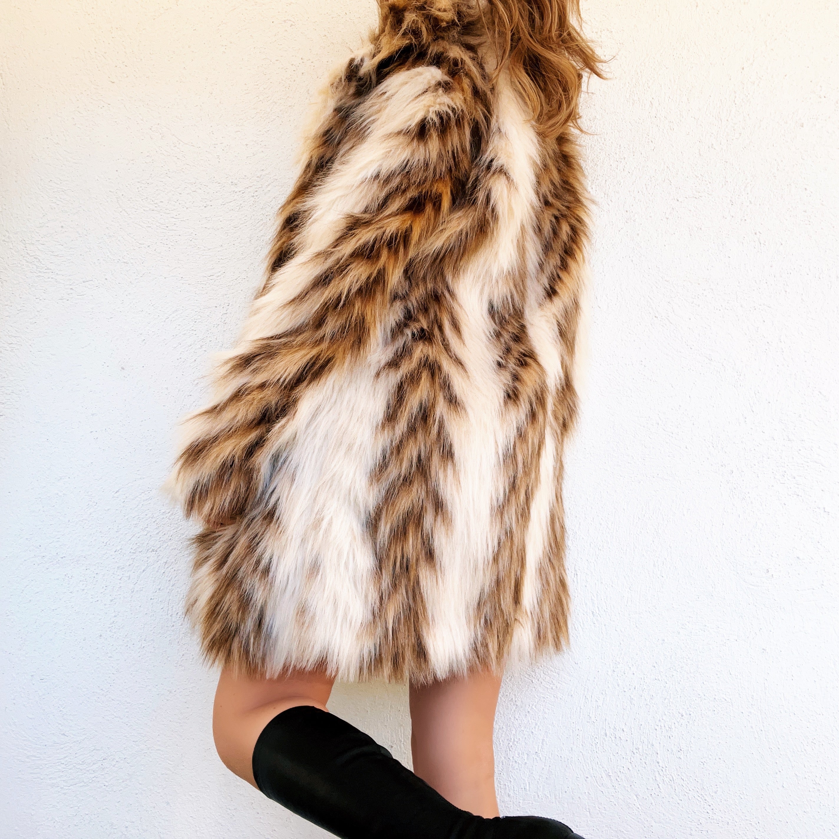 Early 2000s Faux Fur Coat