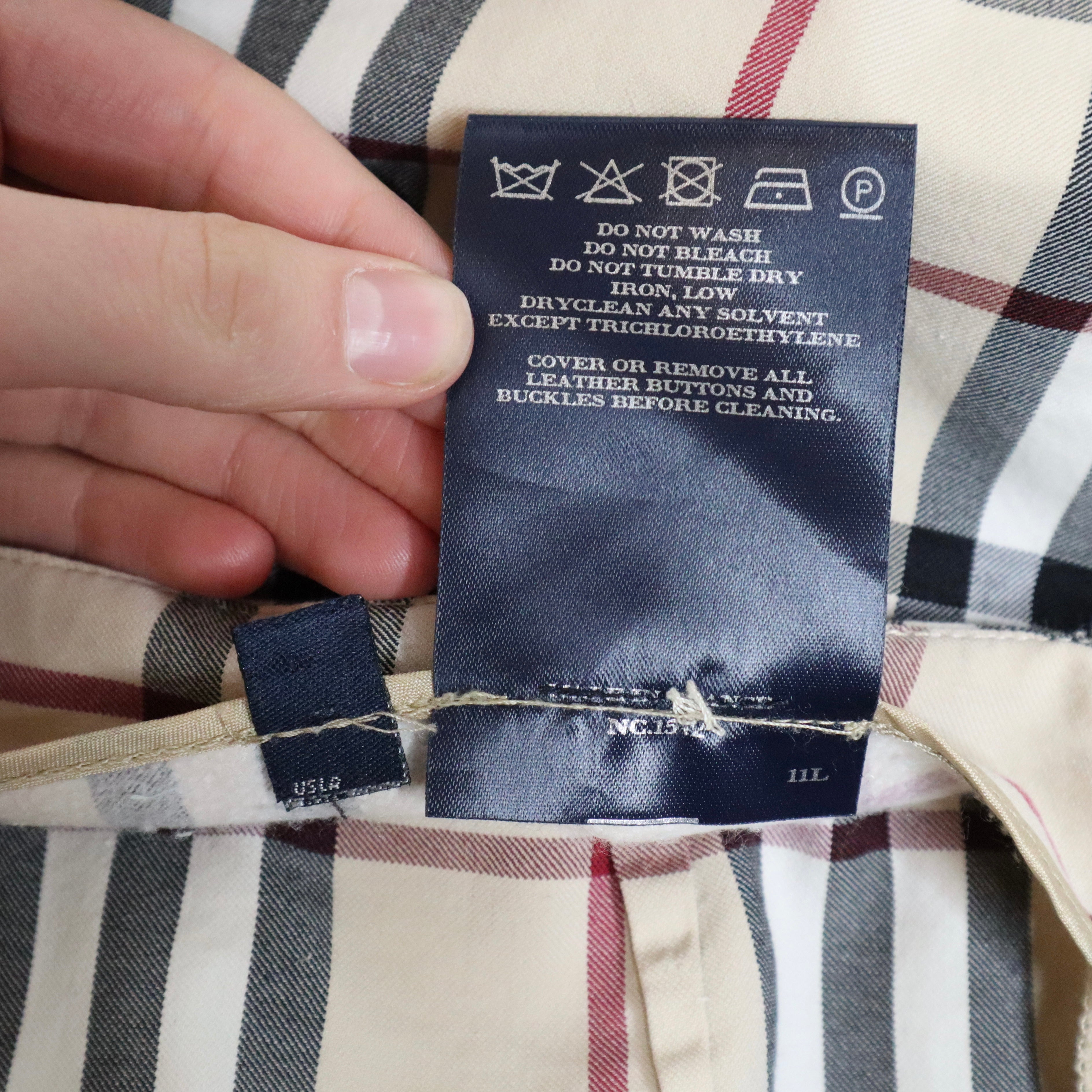 Y2K BURBERRY Nova Check Flare Pants (S)