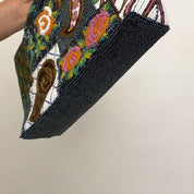 beaded paisley handbag
