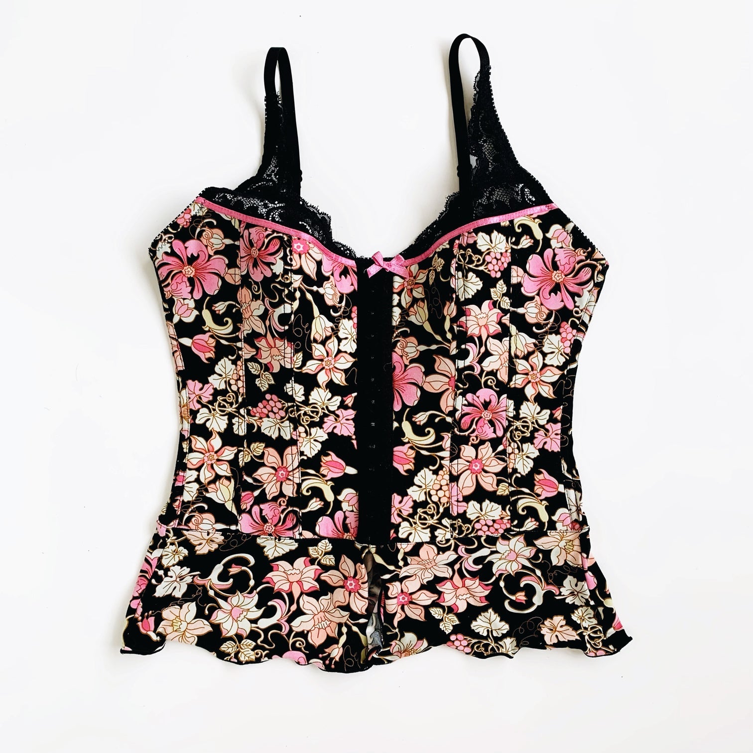 Floral Corset Style Top