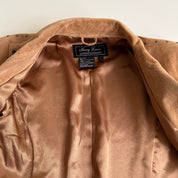 Vintage 90s suede jacket + pant set - M
