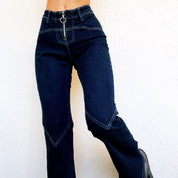 Early 2000s Funky Flare Jeans
