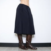 Max Mara Black Midi Skirt (Large)