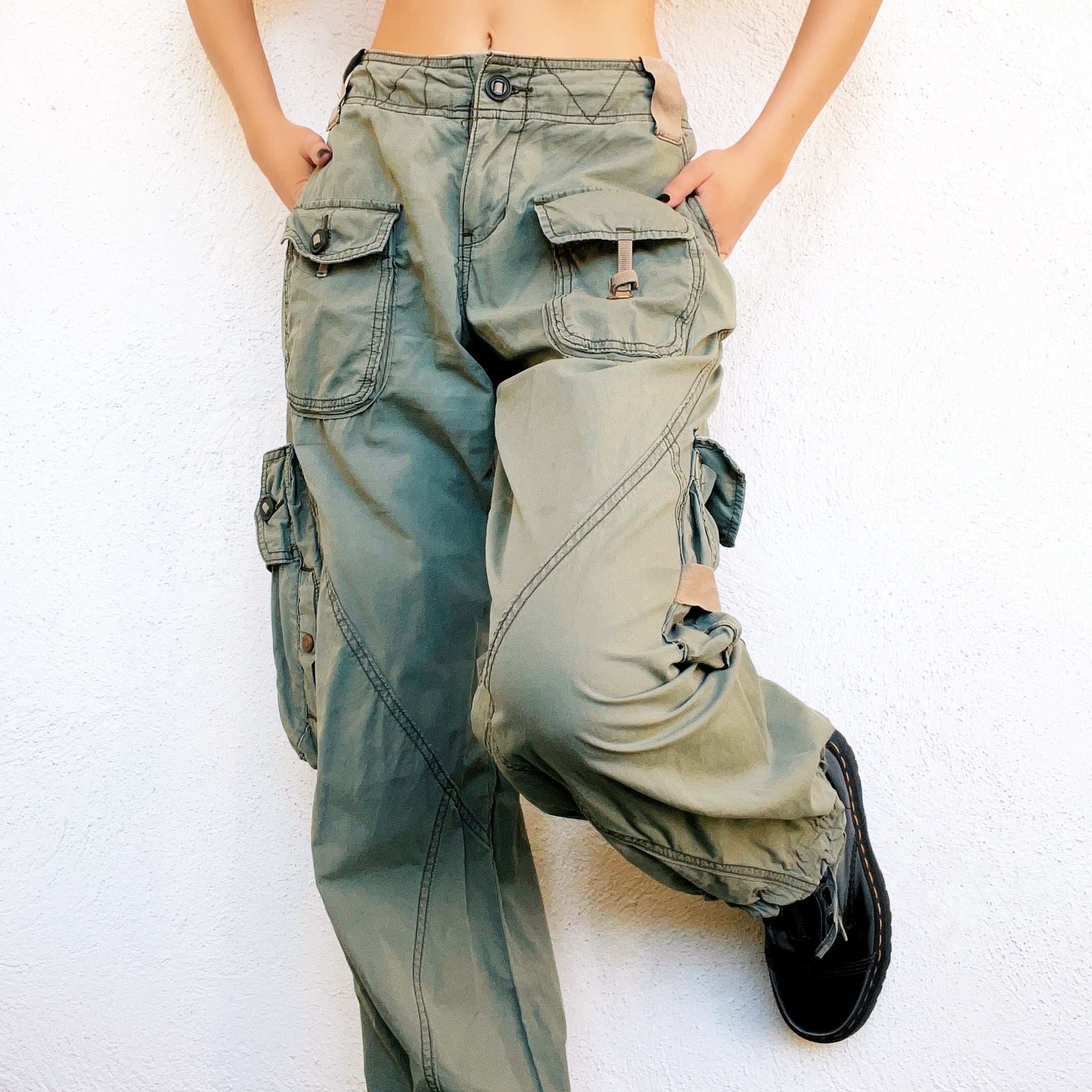 Army Green Cargo Pants