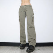 Baggy Khaki Cargo Pants (Medium)