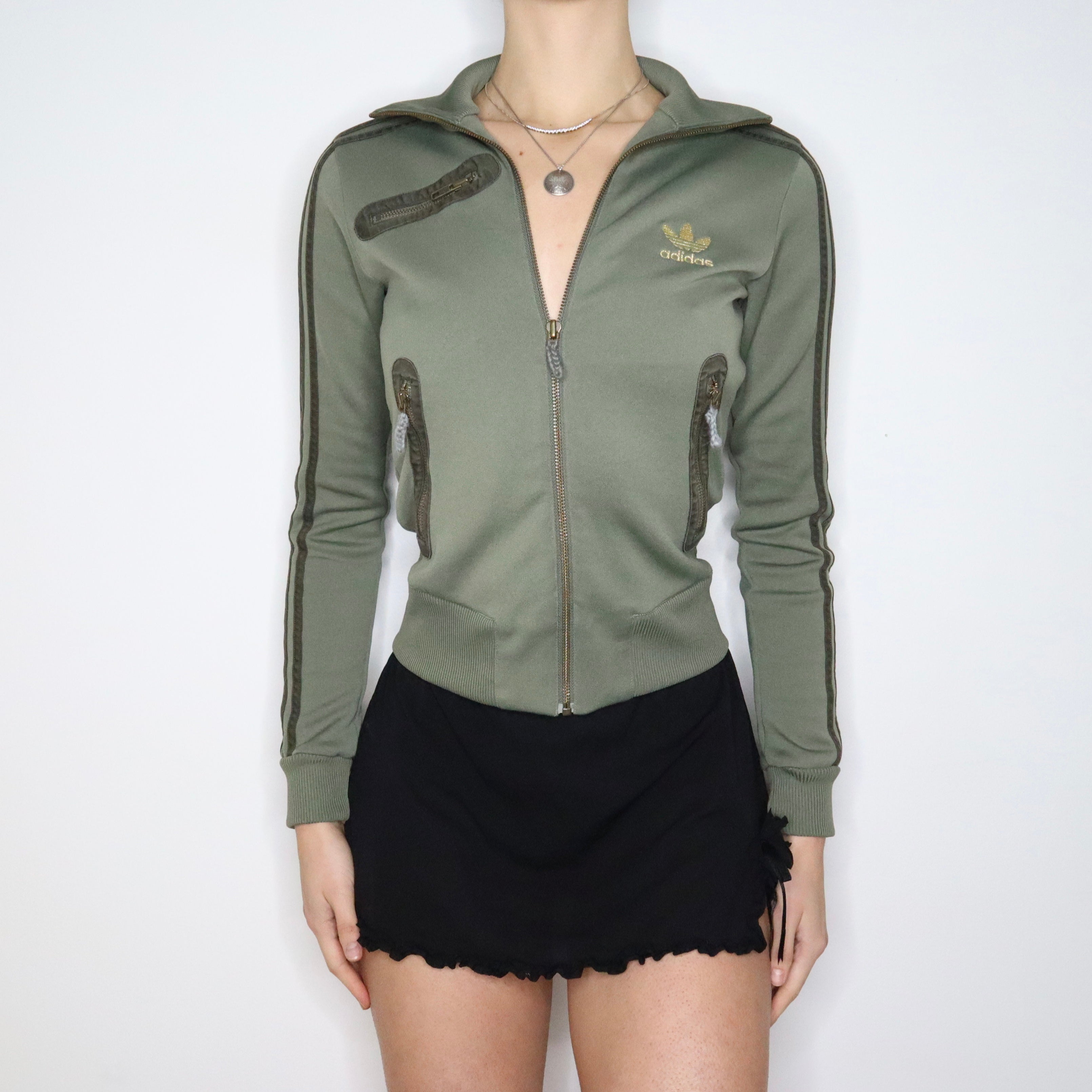 ADIDAS Zip Up Track Jacket (S)