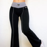 Black & Gray Bebe Sport Pants