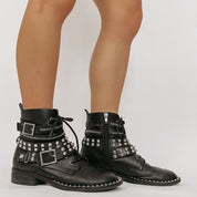 moto boots - size 8