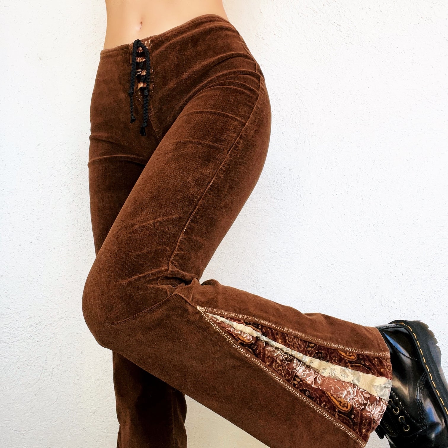 Funky Brown Corduroy Flares