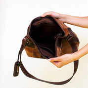 Leather Patchwork Purse