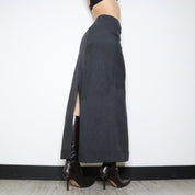 Gray Maxi Skirt (Small)