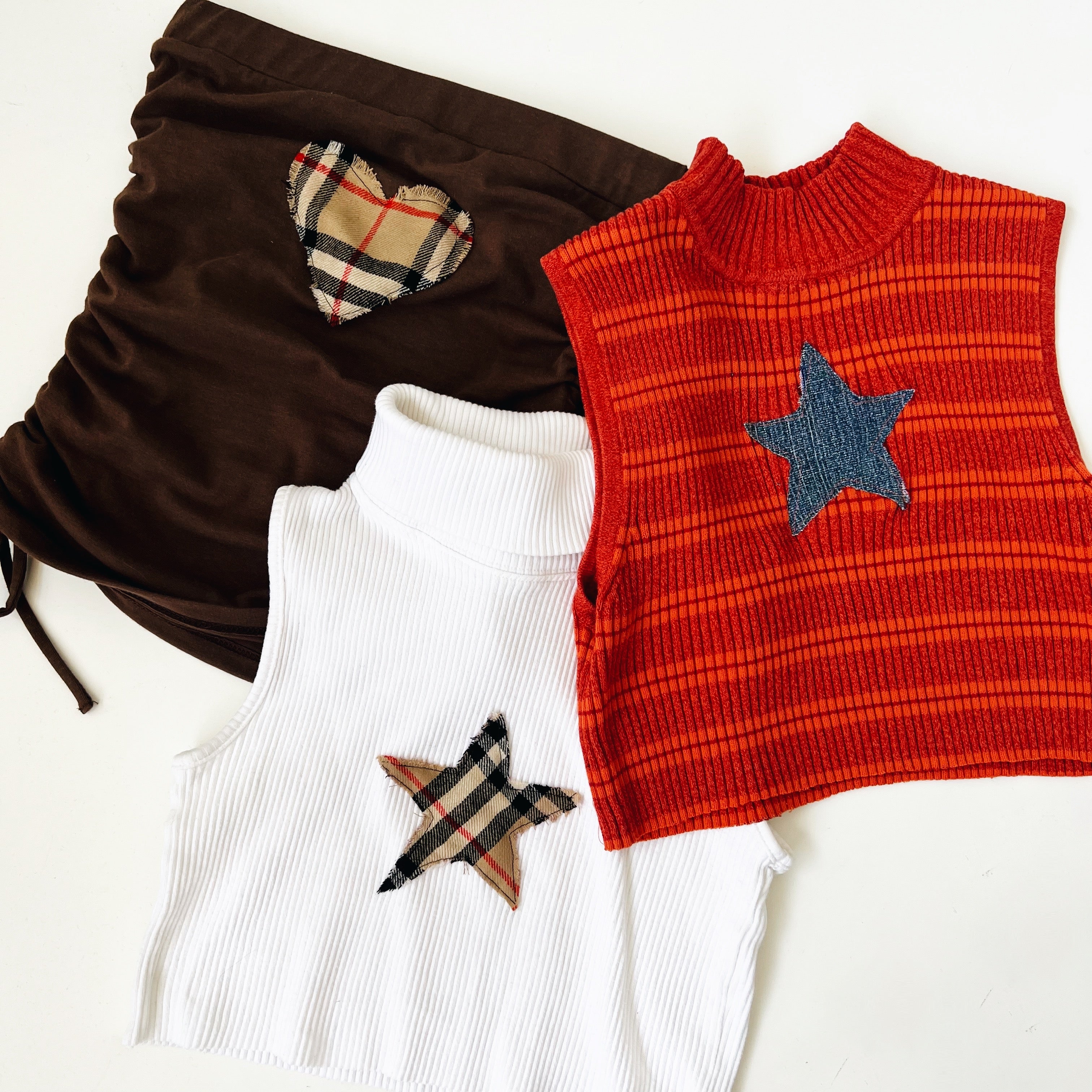Reworked Star Crop Top
