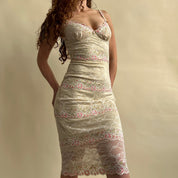 Catwalk Collection lace midi dress - M
