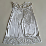 Vtg 80s Victoria’s Secret lace + satin mini slip (M)