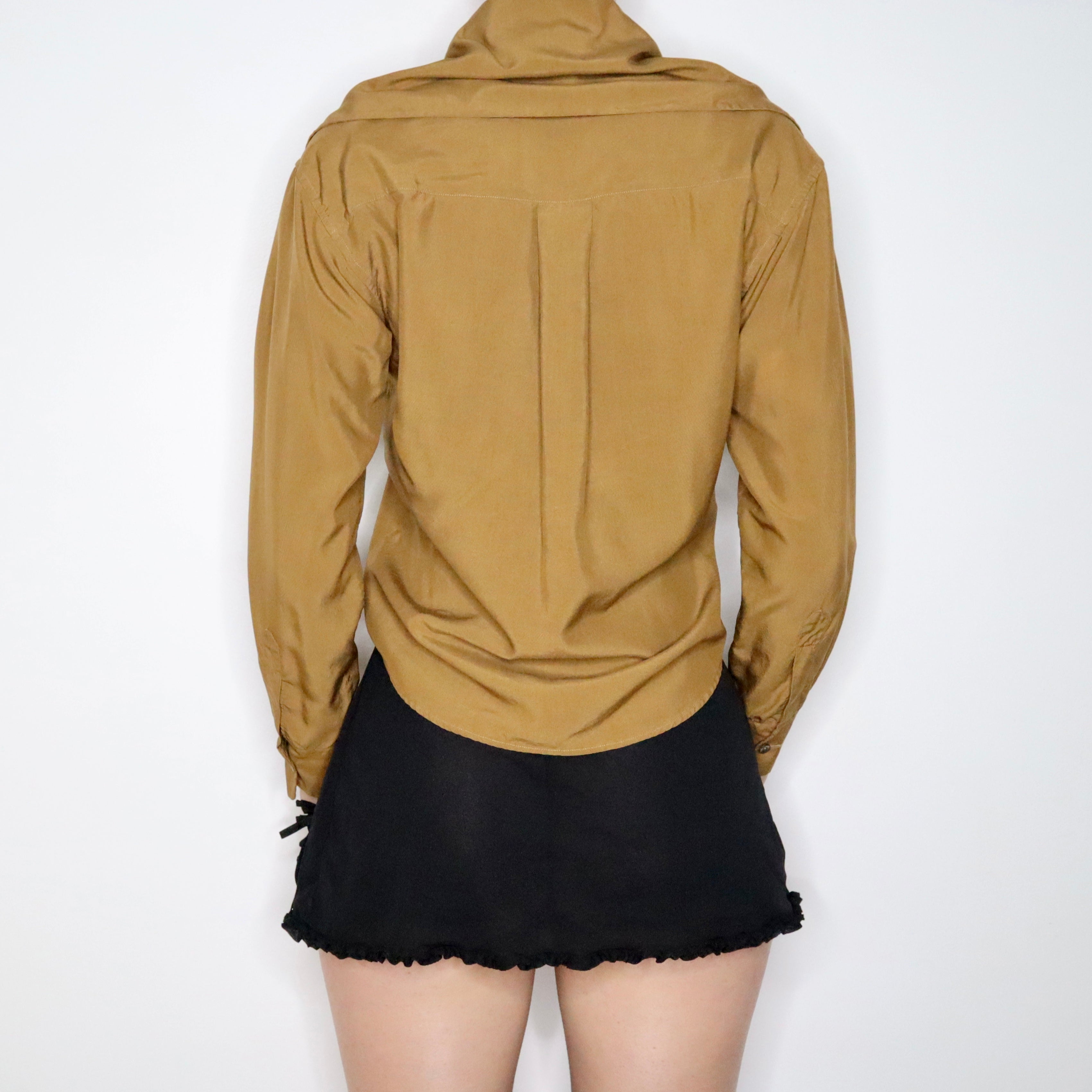 80s ROMEO GIGLI Silk Blouse (M)