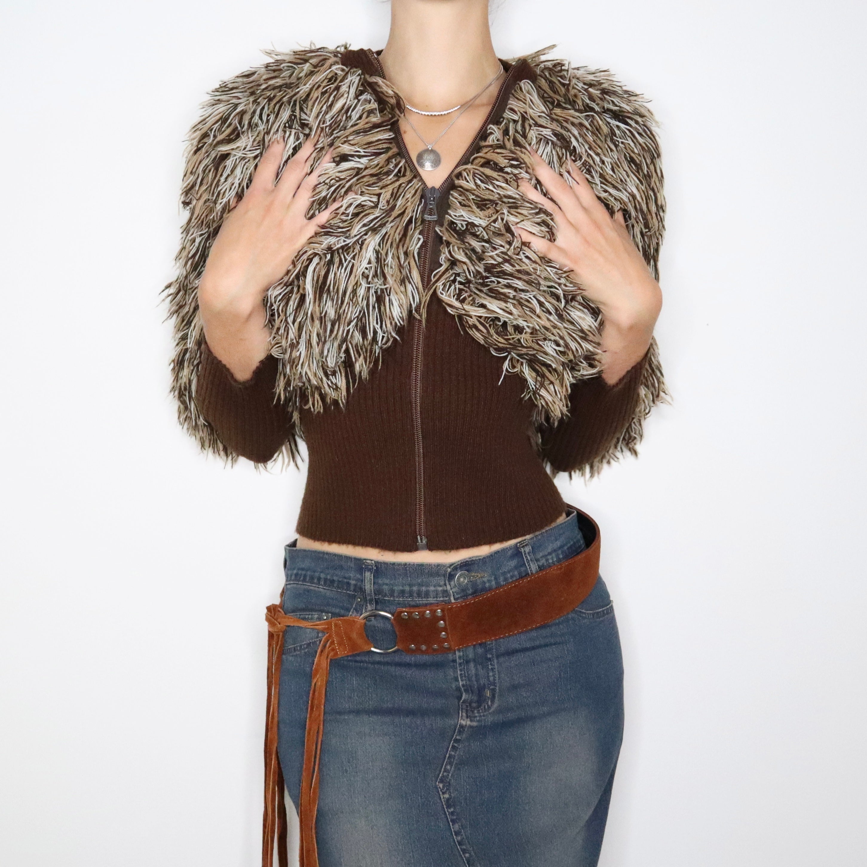 Rare 70s French Shag Jacket (XS-S)