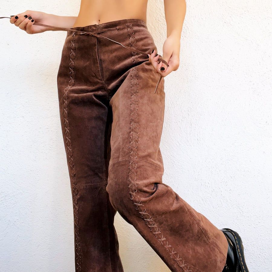 Early 2000s Genuine Suede Pants