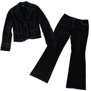 Pinstriped Bebe Pantsuit