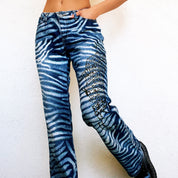 Tiger Striped Jeans (M)
