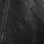 90s Black Leather and Suede Western Vest (S/M)
