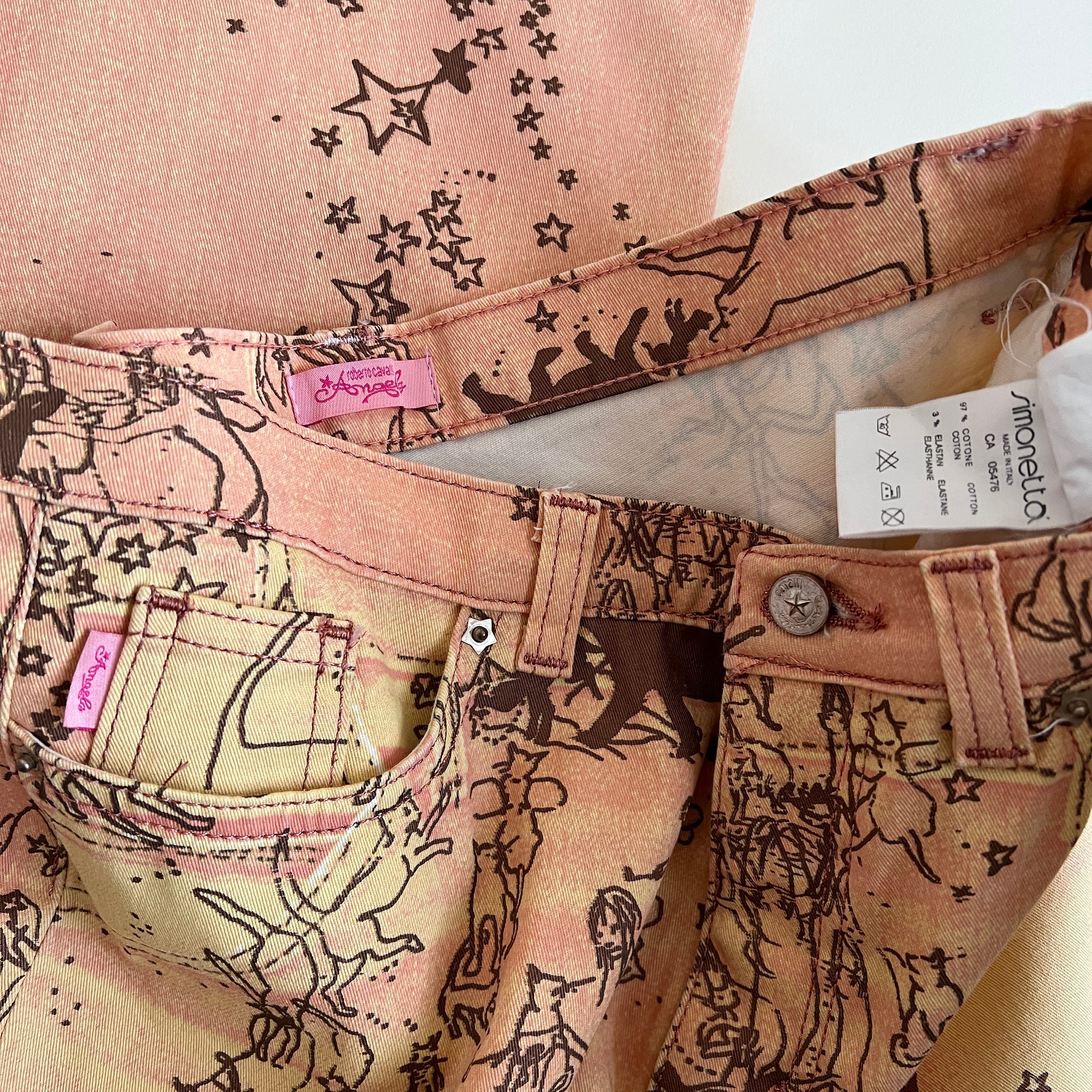 Roberto Cavalli fairy + cat pant (M)