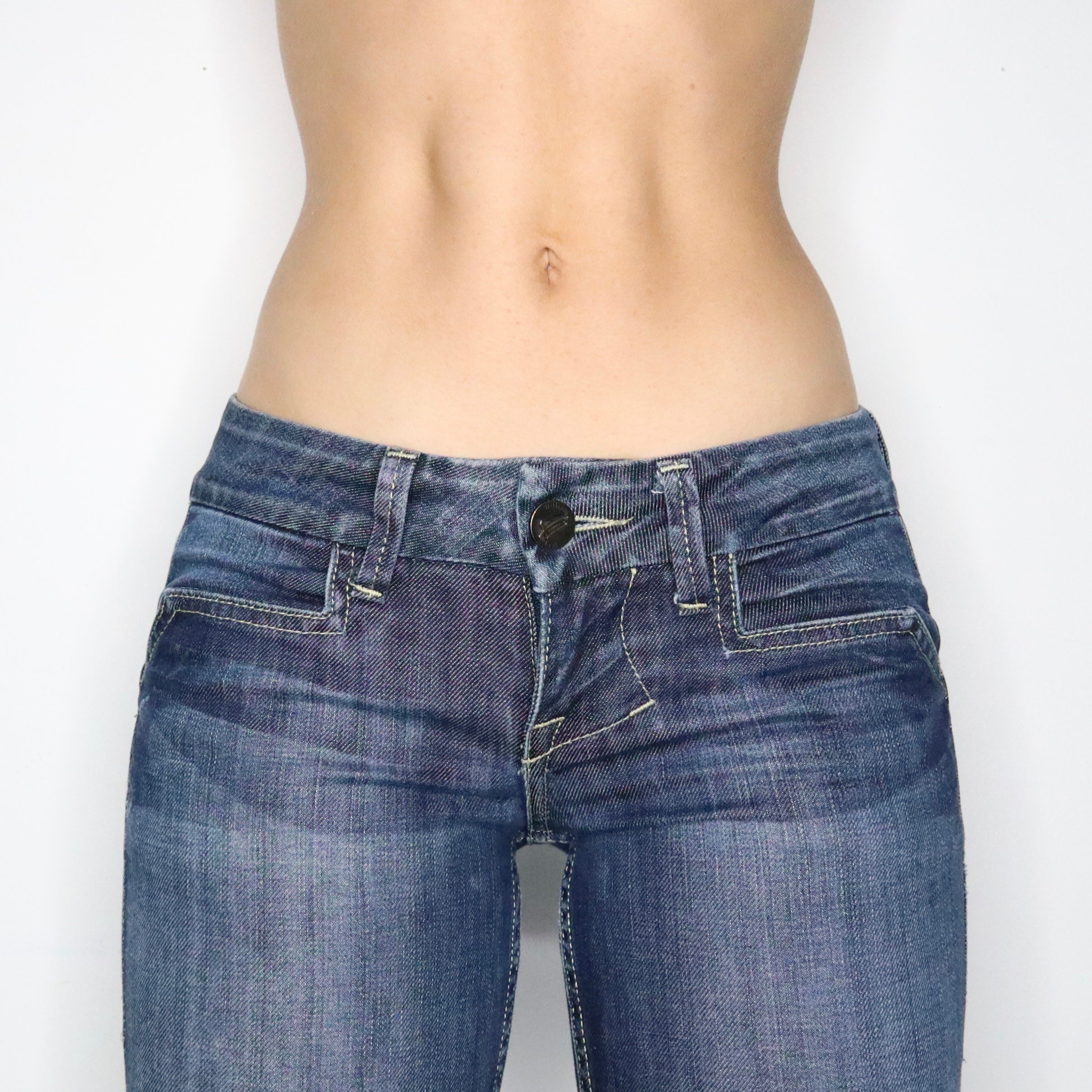 Low Rise Flare Jeans (XS) 