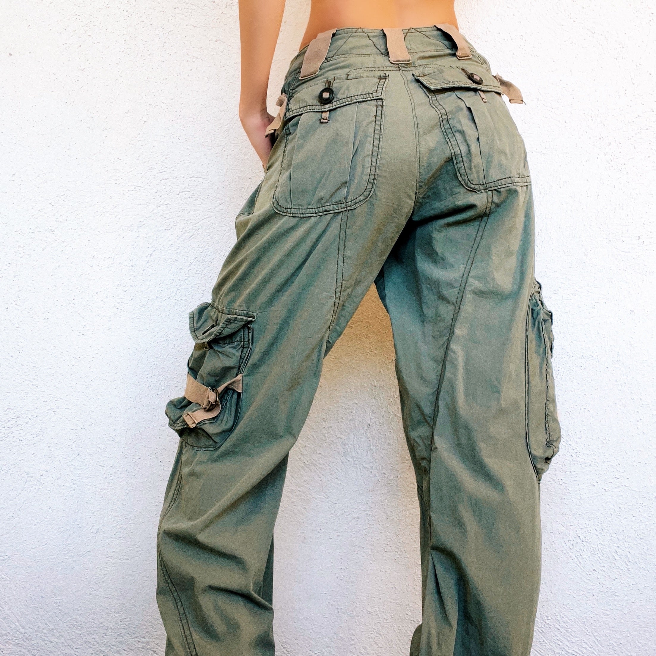 Army Green Cargo Pants