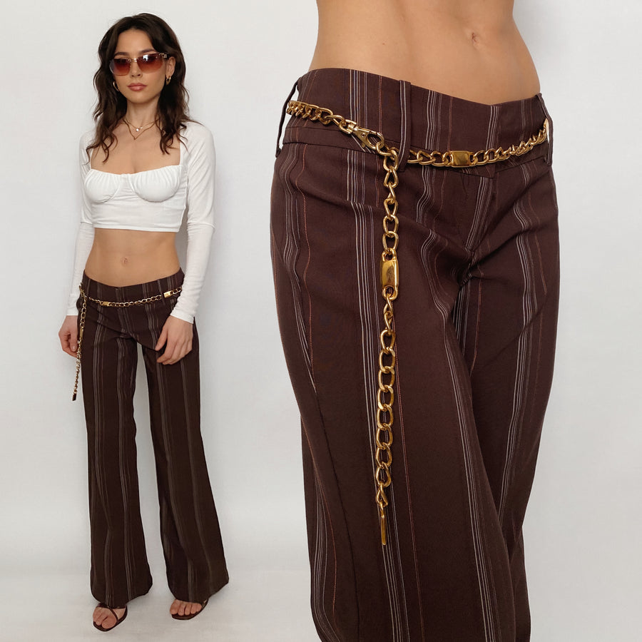 low rise trousers - size 1