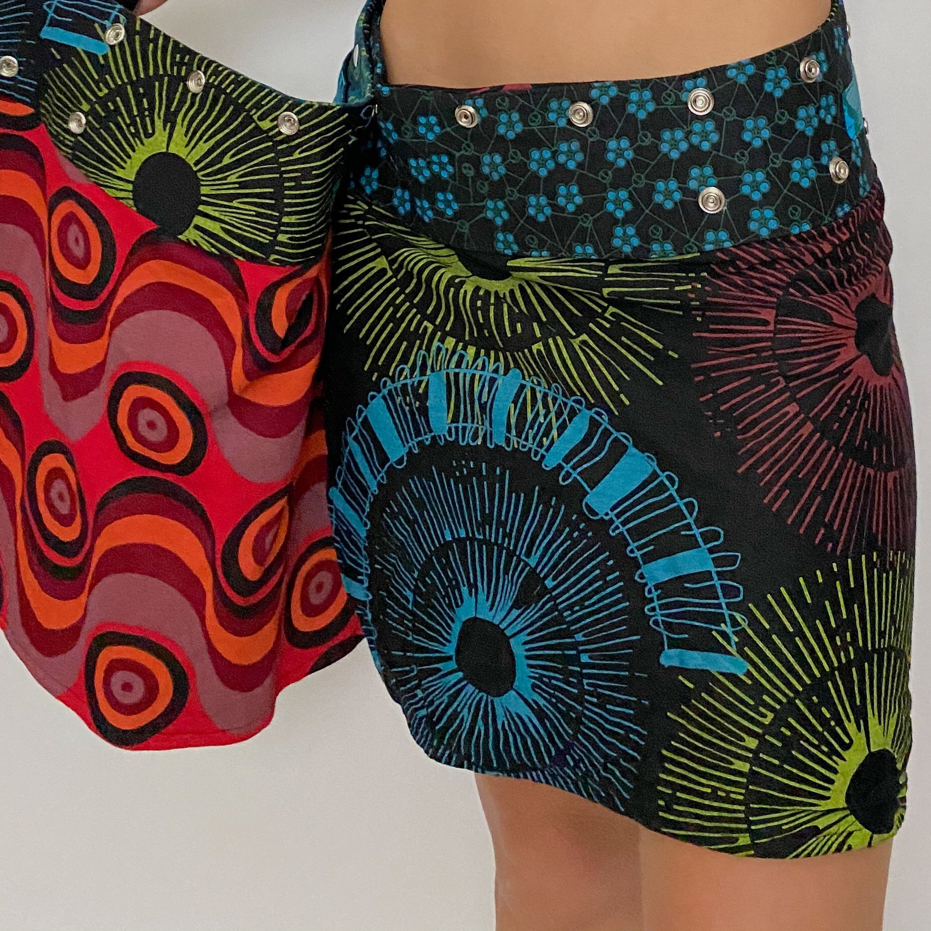 reversible wrap skirt - size 30