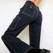 Early 2000s Faded Black Cargos