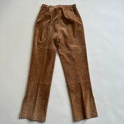 Vintage 90s suede jacket + pant set - M
