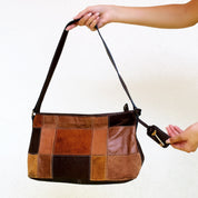 Leather Patchwork Purse