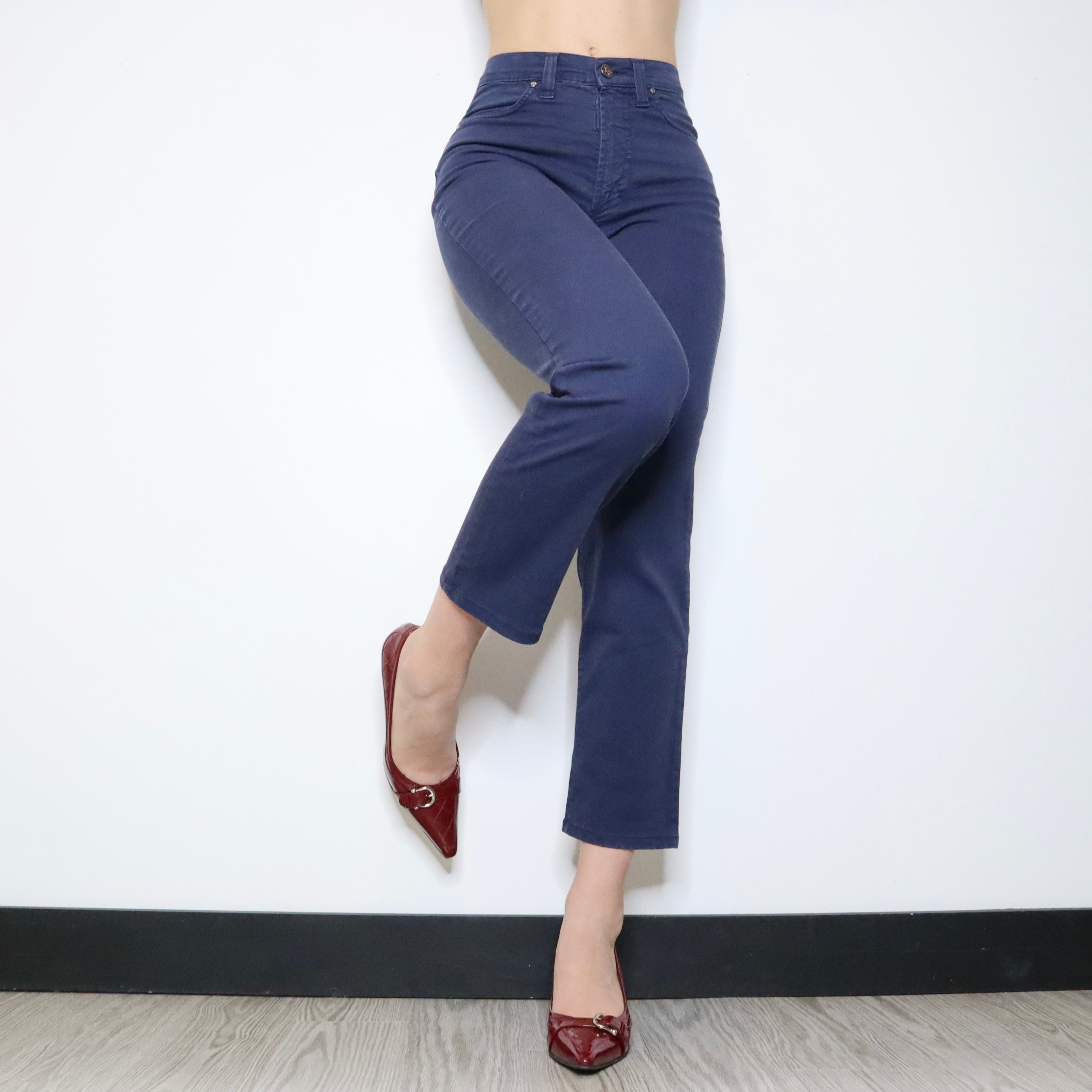 90s VERSACE High Waisted Pants (S)