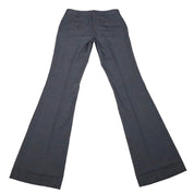 Y2K Gray Low Rise Pinstripe Flare Pants (XS)