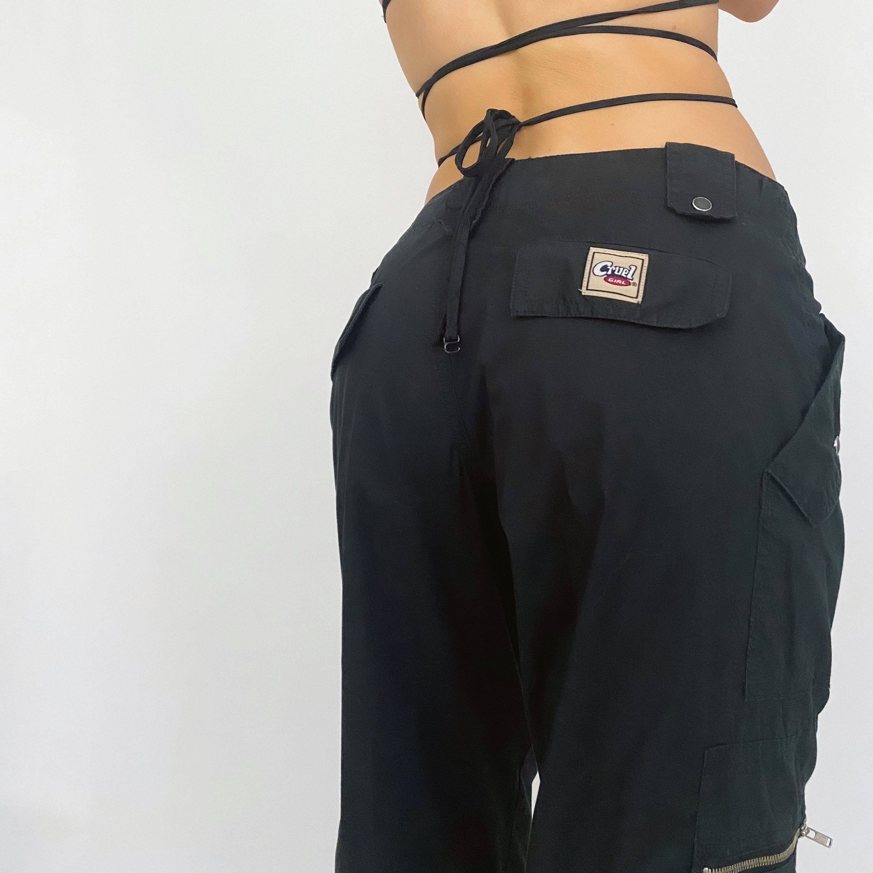 cruel girl zip cargos - medium