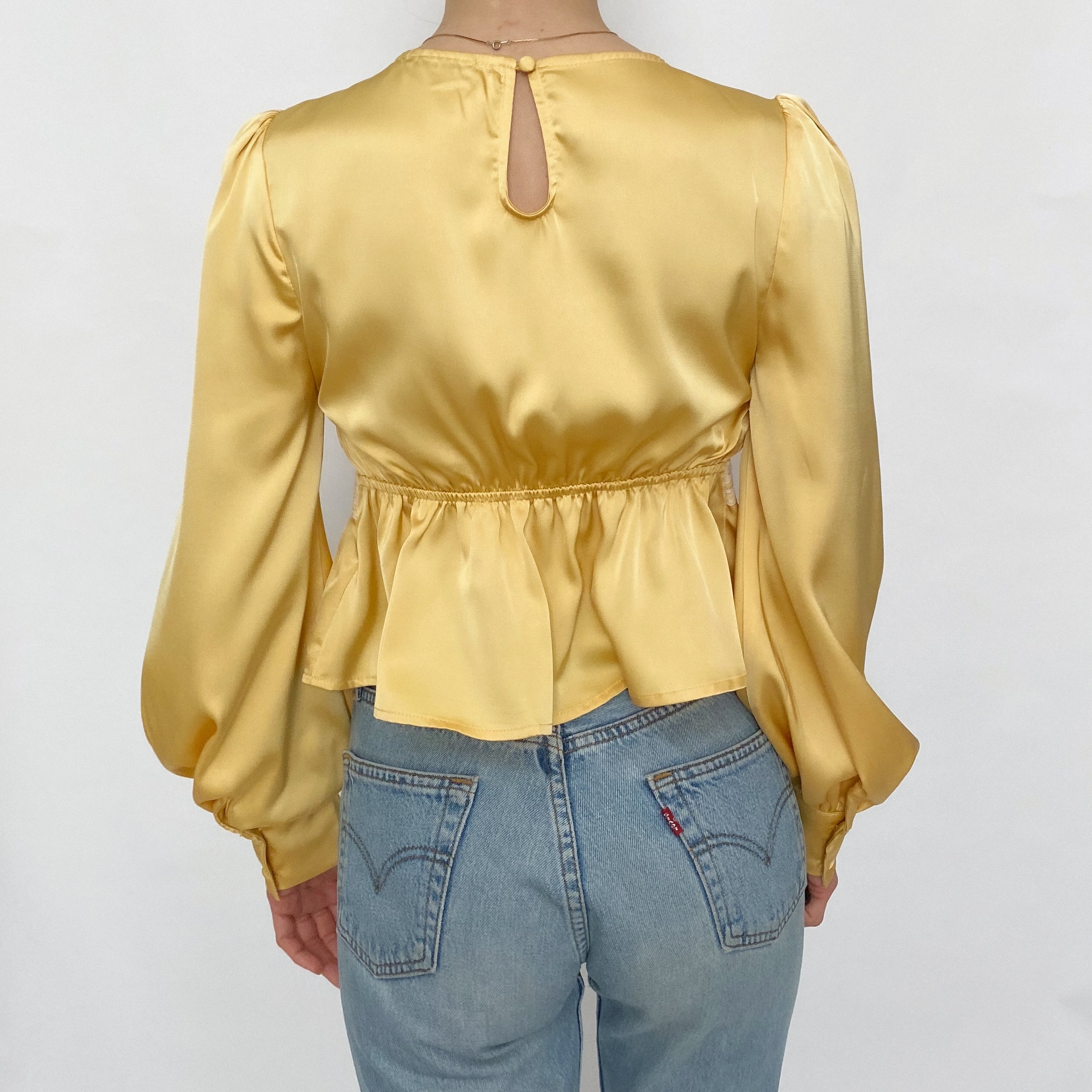 silky belle blouse - small