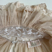 Vintage 80s romantic lace capelet