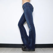 Vintage Y2K Hudson Low Rise Flare Jeans (Medium)