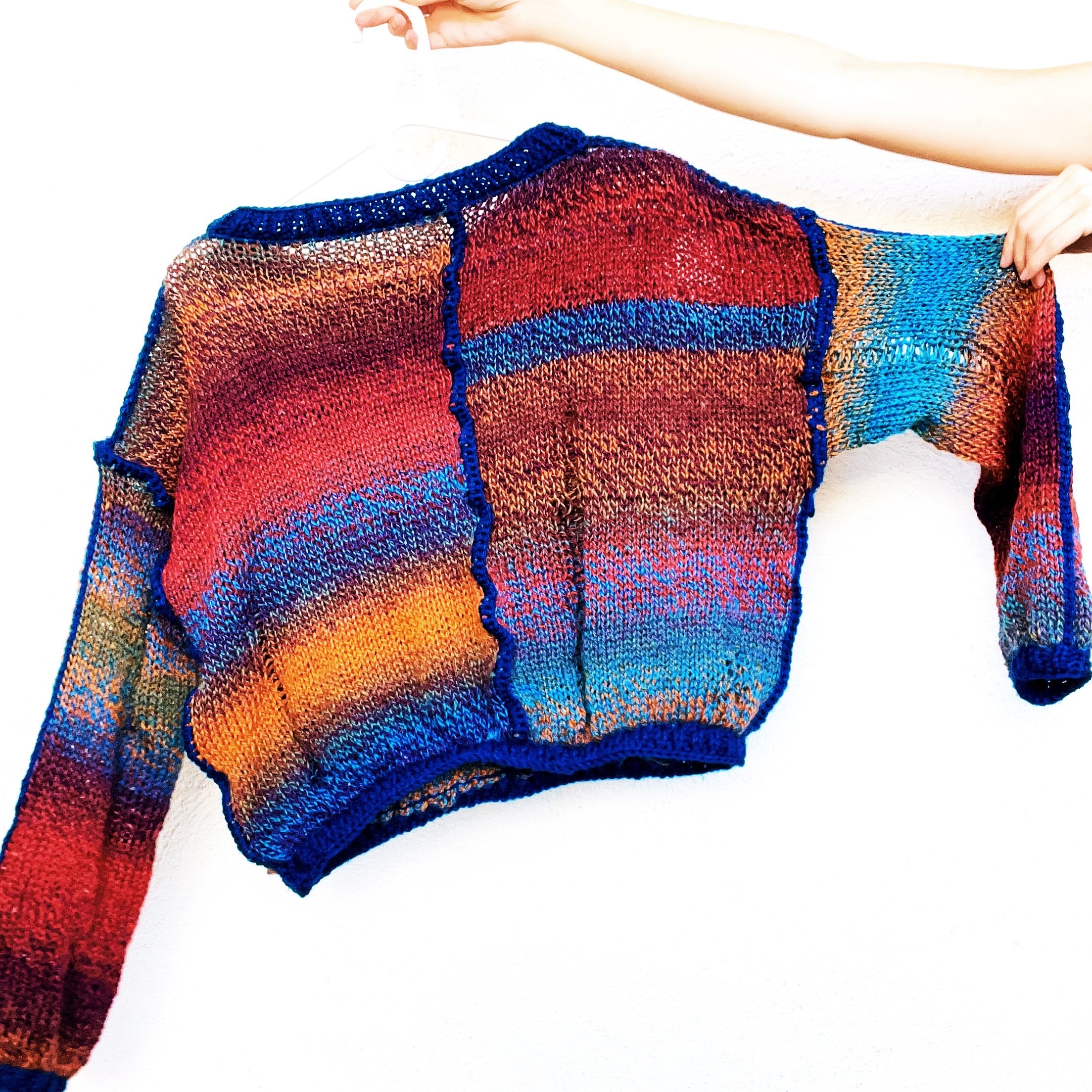 Funky Distressed Knit Sweater