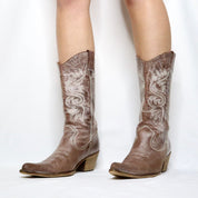 90s Brown Cowboy Boots (8)
