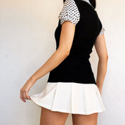 Early 2000s Polkadot Layered Top