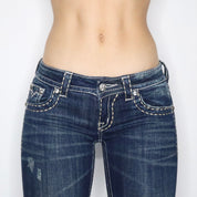 Y2K MISS ME Low Rise Jeans (S)
