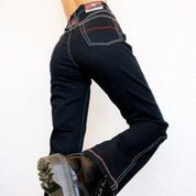 Black Contrast Stitch Pepe Jeans