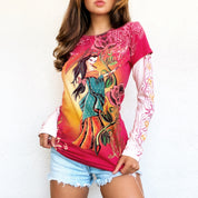 Christian Audigier Geisha Tee
